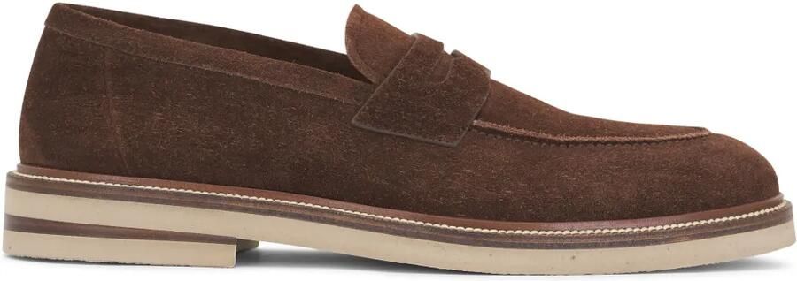 Brunello Cucinelli Loafers met lage hak Bruin