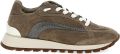 Brunello Cucinelli Monili-verfraaide suède sneakers Bruin - Bruin