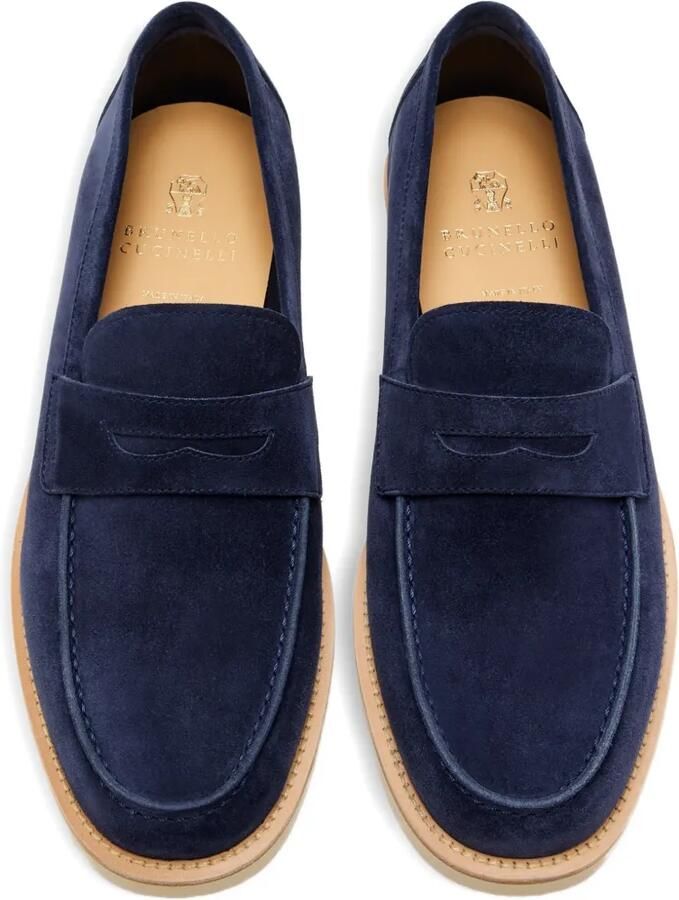 Brunello Cucinelli Penny loafers Blauw - Foto 2