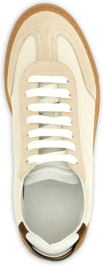Brunello Cucinelli Precious sneakers met lusdetail Beige - Foto 4