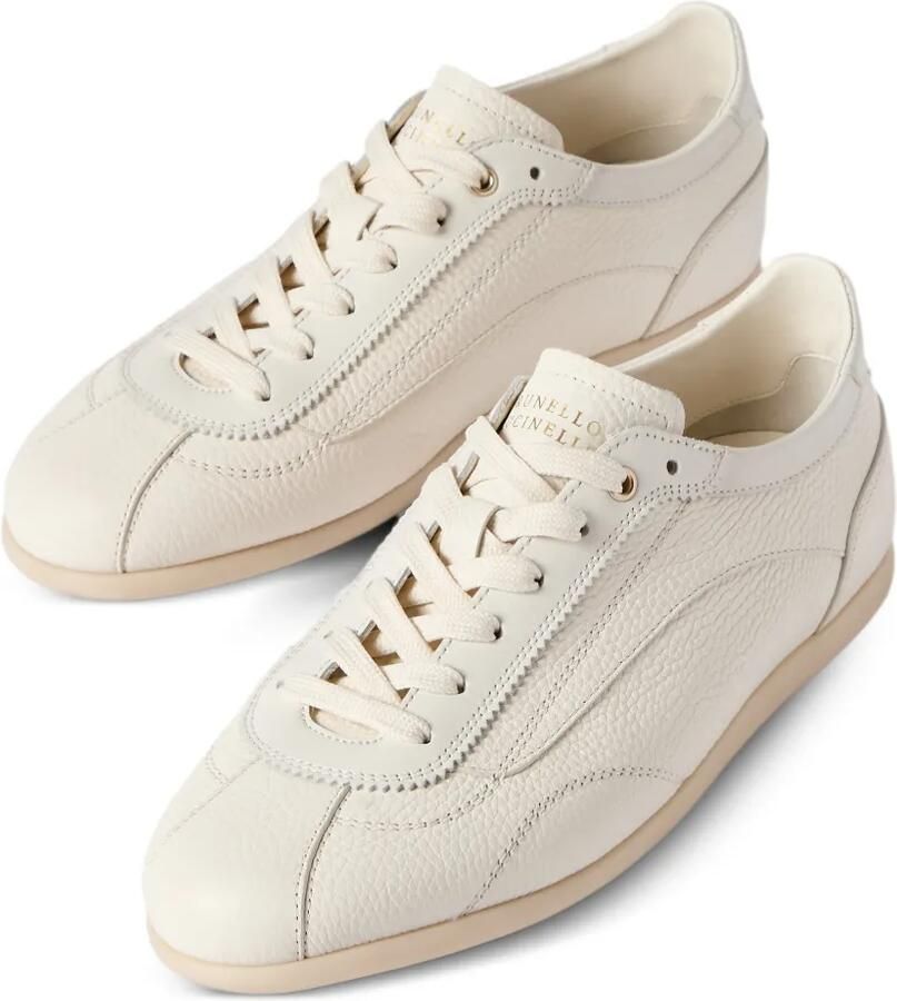 Brunello Cucinelli Sneakers met logo Beige - Foto 2