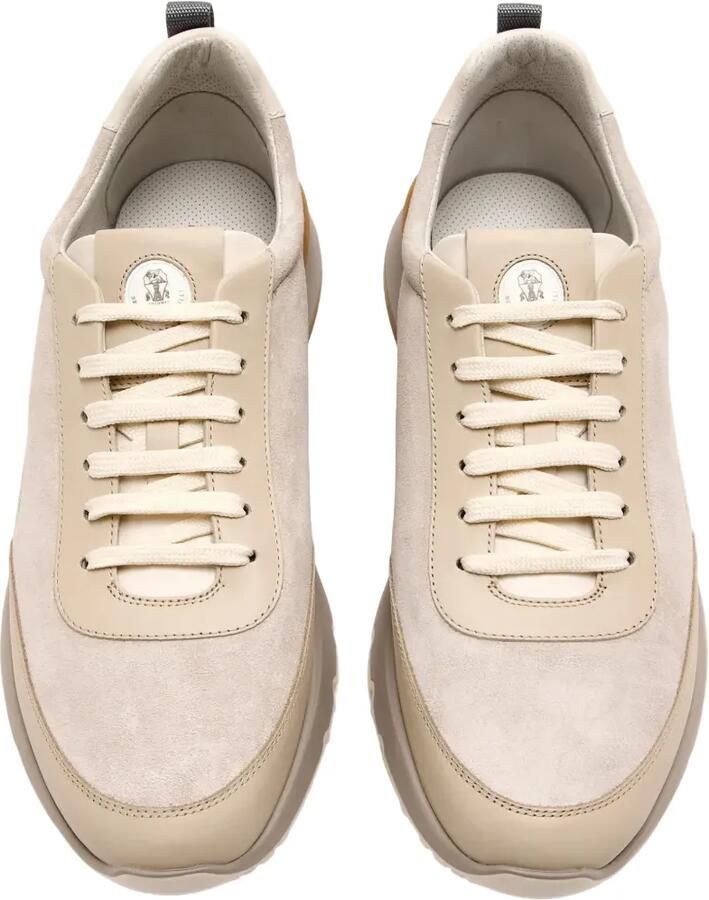 Brunello Cucinelli Sneakers met logo-reliëf Beige - Foto 3