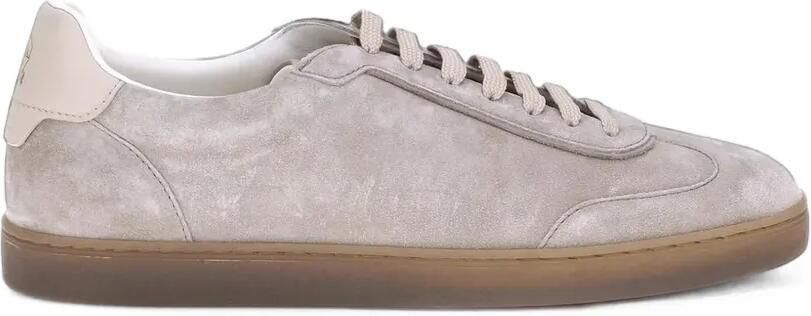 Brunello Cucinelli Sneakers met logoprint Grijs