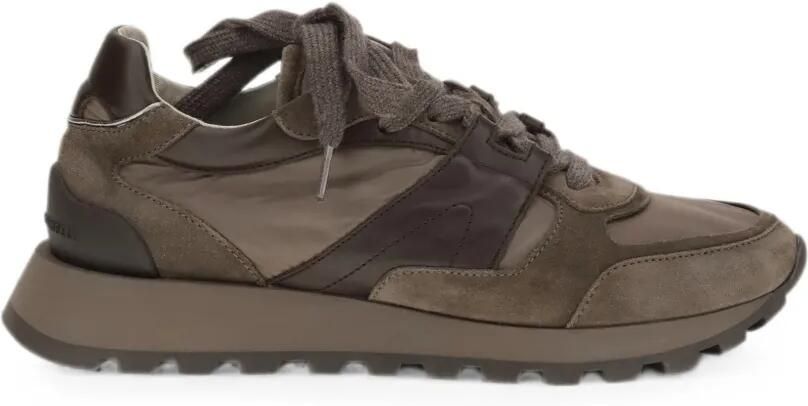 Brunello Cucinelli Sneakers met ronde neus Bruin