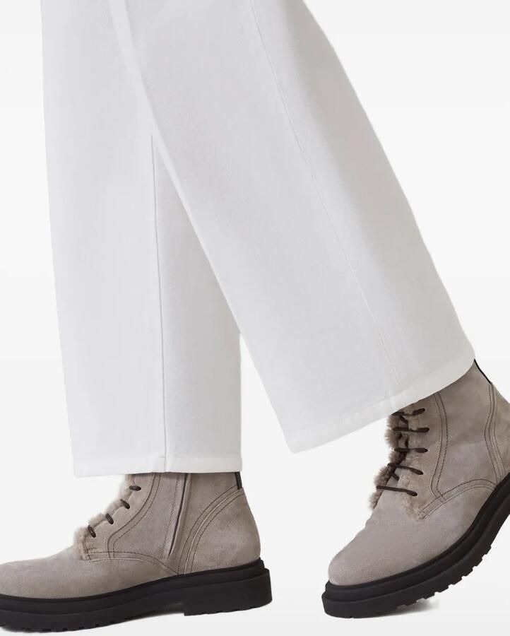 Brunello Cucinelli Sneakers met veters Beige - Foto 4