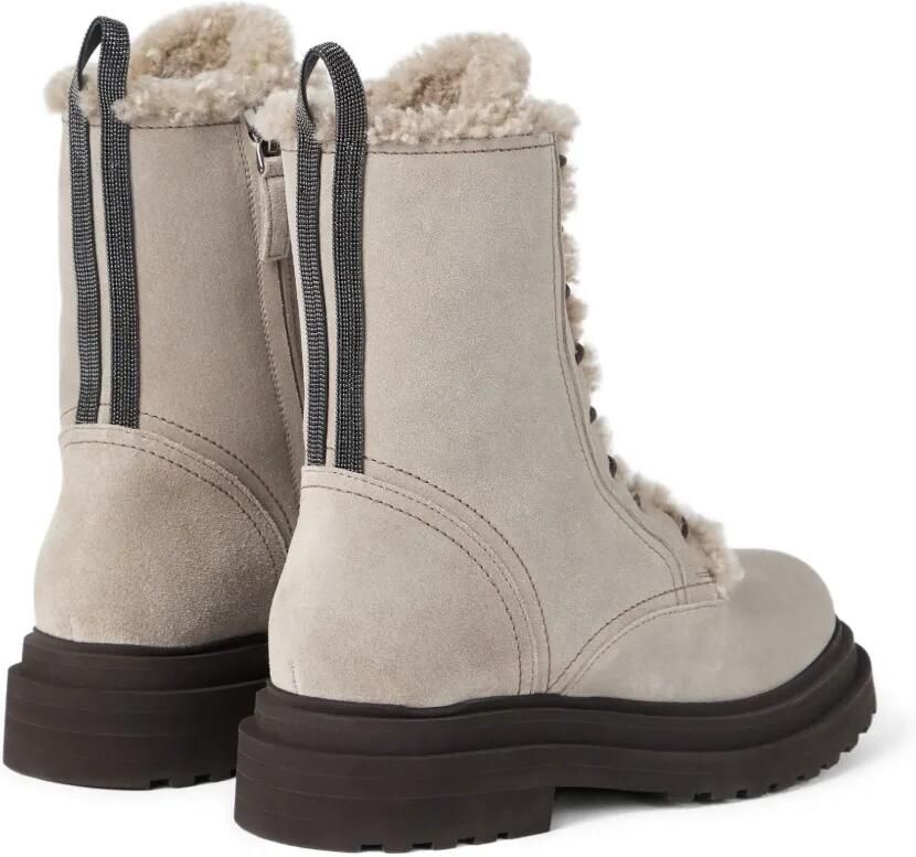 Brunello Cucinelli Sneakers met veters Beige - Foto 5