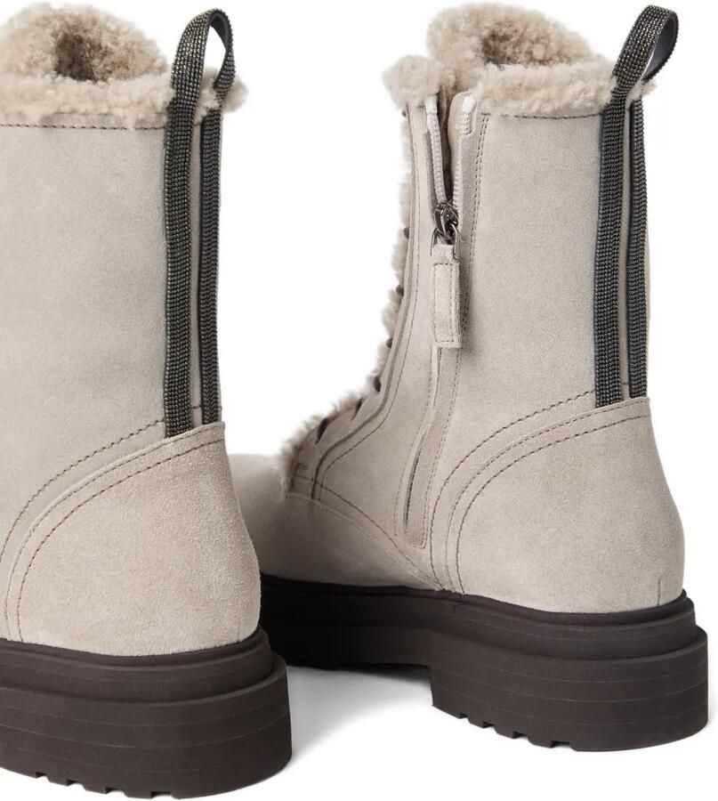 Brunello Cucinelli Sneakers met veters Beige - Foto 2