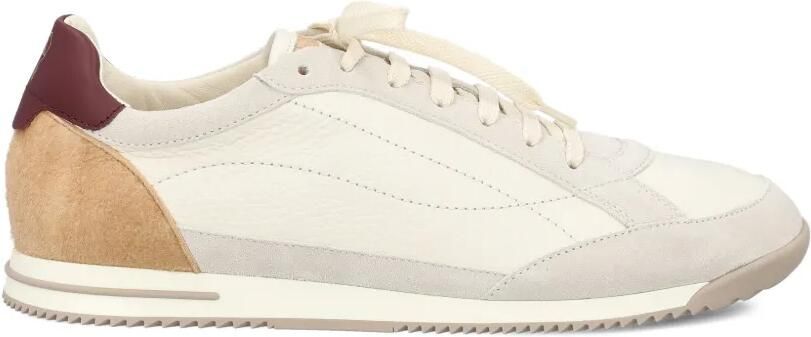 Brunello Cucinelli Sneakers met vlakken Beige