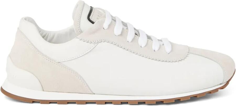 Brunello Cucinelli Sneakers met vlakken Wit