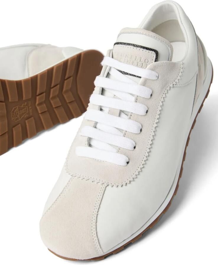 Brunello Cucinelli Sneakers met vlakken Wit - Foto 2