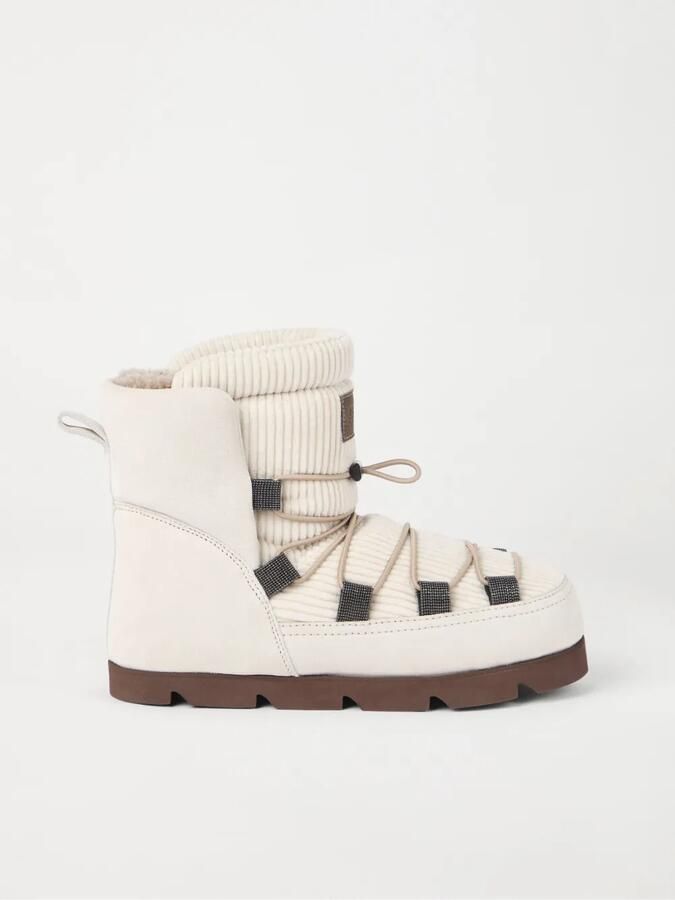 Brunello Cucinelli Snowboots met Monili-detail Wit - Foto 3