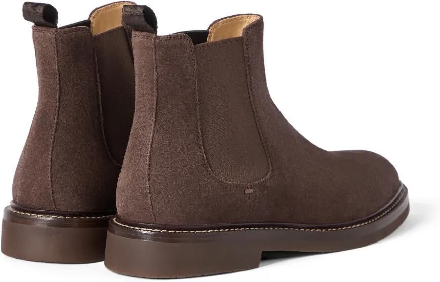 Brunello Cucinelli Suède Chelsea laarzen Bruin - Foto 5