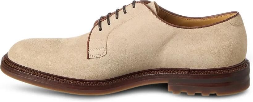 Brunello Cucinelli Suède derby schoenen Bruin
