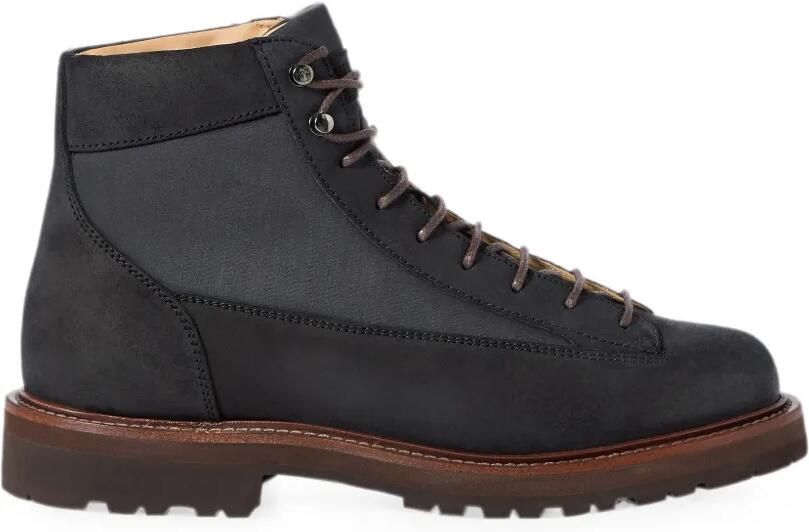 Brunello Cucinelli Suède en techno stoffen laarzen Blauw