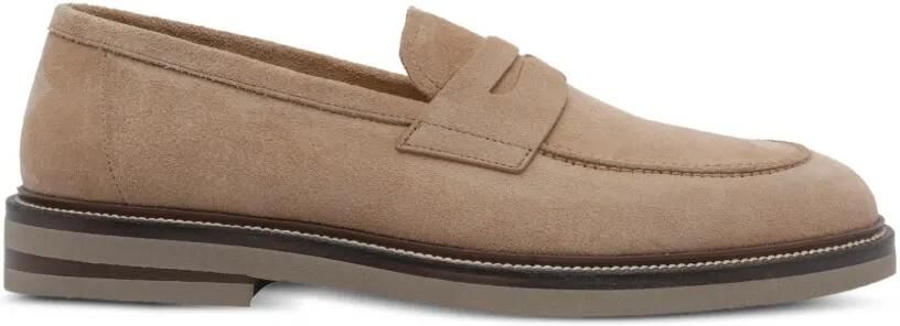 Brunello Cucinelli Suède loafers Beige