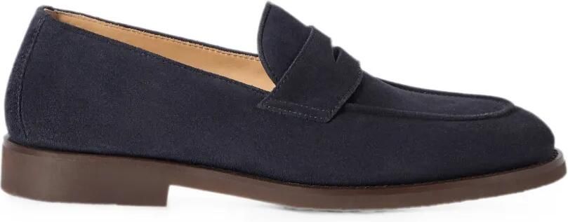 Brunello Cucinelli Suède loafers Blauw