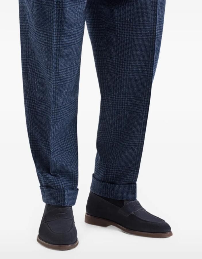 Brunello Cucinelli Suède loafers Blauw - Foto 3