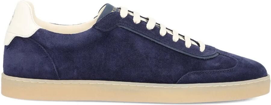 Brunello Cucinelli Suède low-top sneakers Blauw
