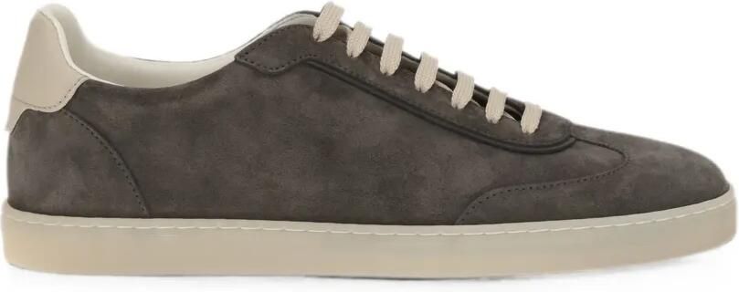 Brunello Cucinelli Suède low-top sneakers Grijs