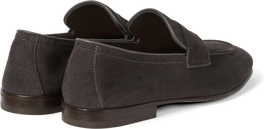 Brunello Cucinelli Suède penny loafers Bruin - Foto 4