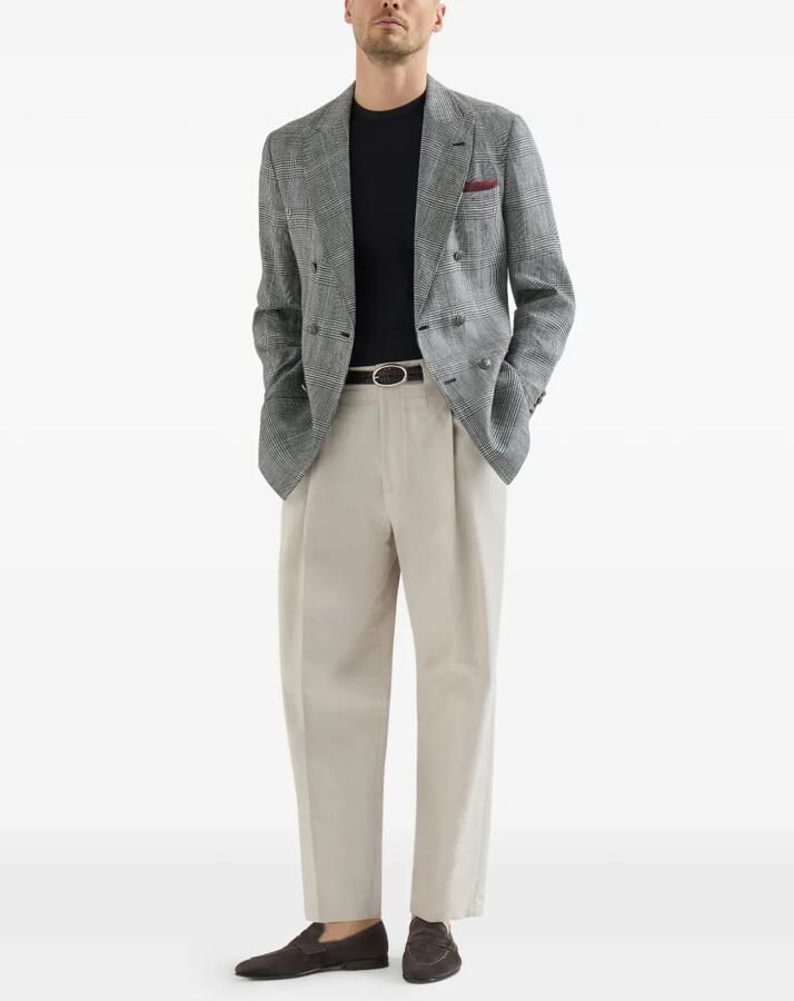 Brunello Cucinelli Suède penny loafers Bruin - Foto 3