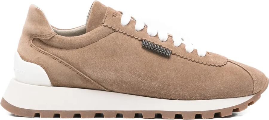 Brunello Cucinelli Suède sneakers Beige