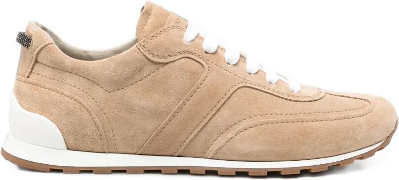 Brunello Cucinelli Suède sneakers Beige