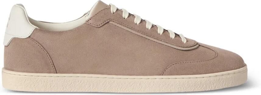 Brunello Cucinelli suede sneakers Beige