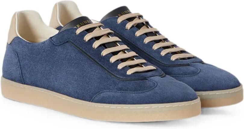 Brunello Cucinelli Suède sneakers Blauw - Foto 4