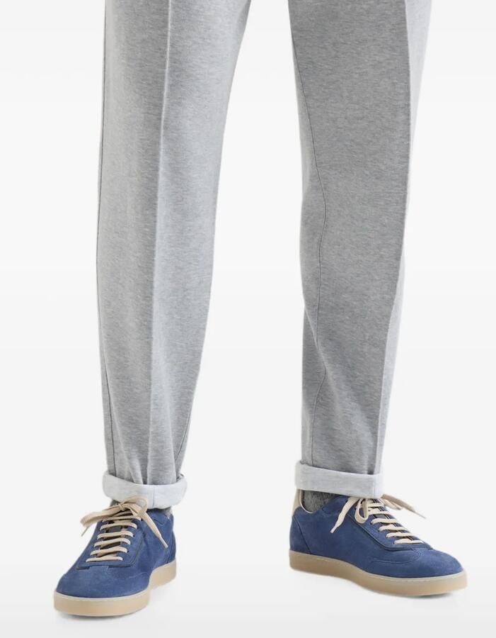 Brunello Cucinelli Suède sneakers Blauw - Foto 2