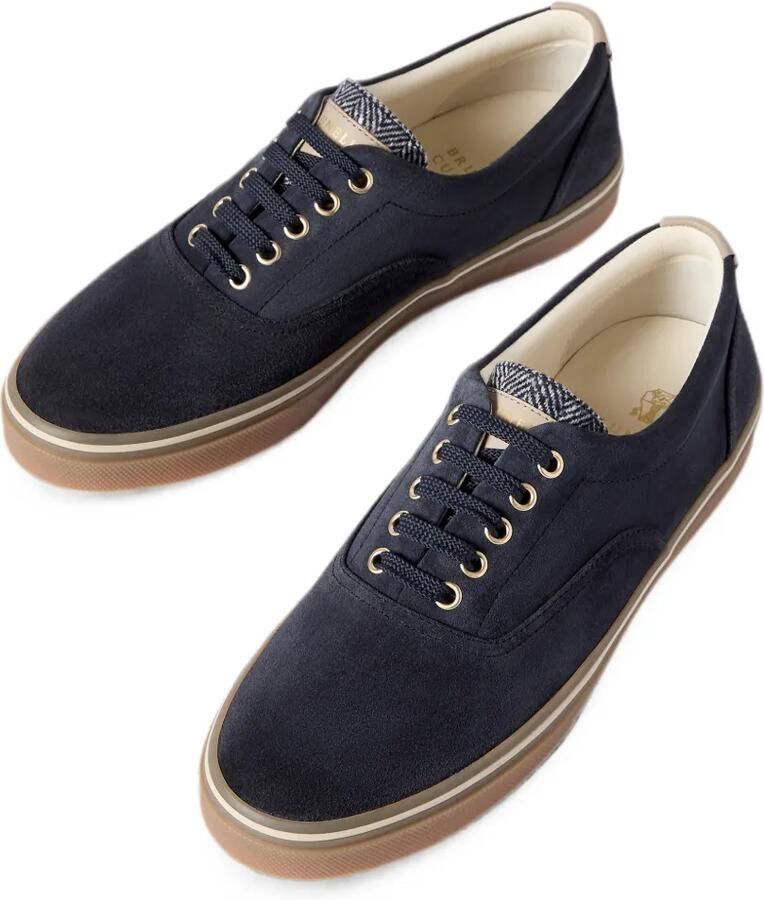 Brunello Cucinelli Suède sneakers Blauw - Foto 2