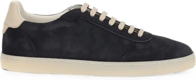 Brunello Cucinelli Suède sneakers Blauw