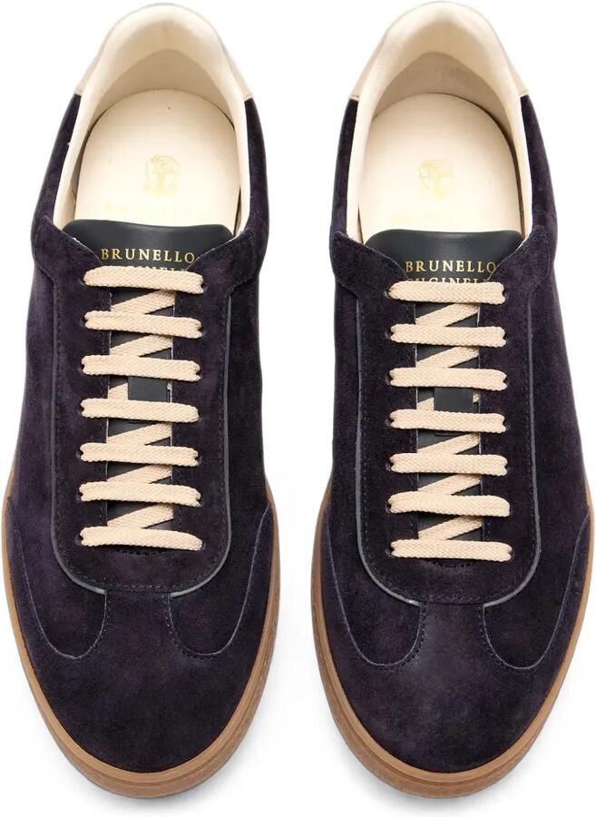 Brunello Cucinelli Suède sneakers Blauw - Foto 2