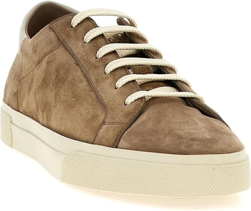 Brunello Cucinelli Suède sneakers Bruin - Foto 2