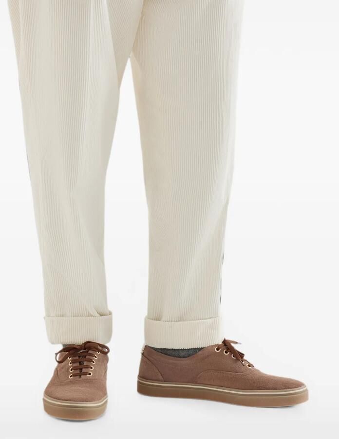 Brunello Cucinelli Suède sneakers Bruin - Foto 2