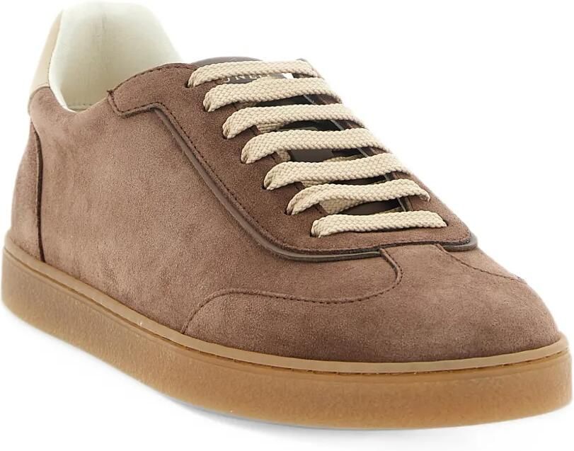 Brunello Cucinelli suede sneakers Bruin - Foto 2