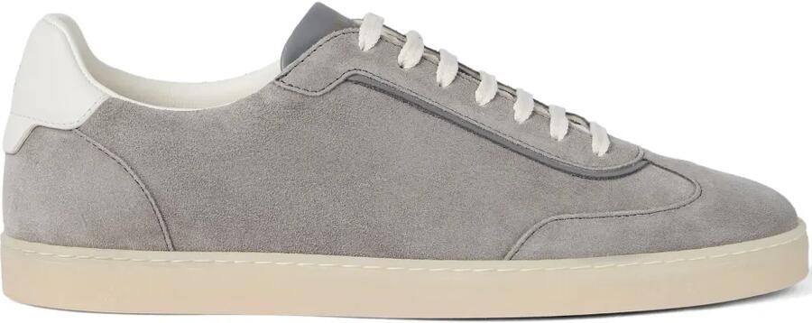 Brunello Cucinelli Suède sneakers Grijs
