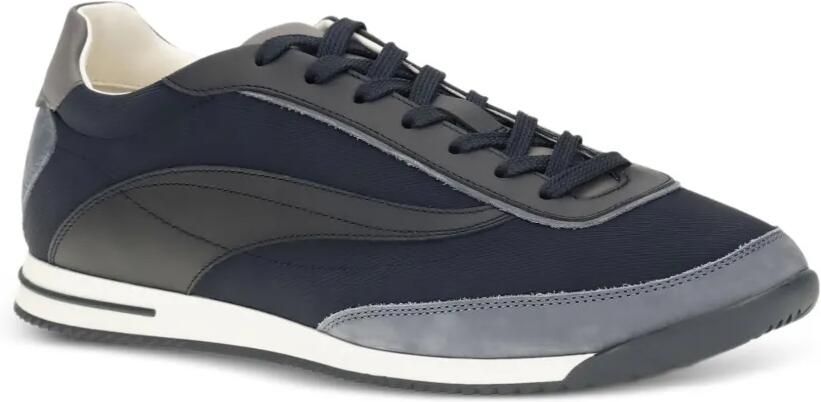 Brunello Cucinelli Techno stoffen en nubuck sneakers Blauw