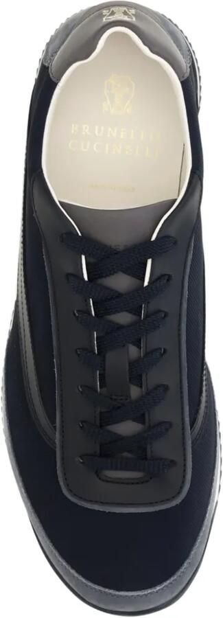 Brunello Cucinelli Techno stoffen en nubuck sneakers Blauw - Foto 2