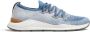 Brunello Cucinelli Kids Gebreide sneakers Blauw - Thumbnail 1