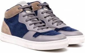Brunello Cucinelli Kids High-top sneakers Blauw