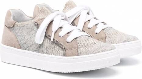 Brunello Cucinelli Kids Low-top sneakers Beige