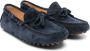 Brunello Cucinelli Kids Suède bootschoenen Blauw - Thumbnail 1