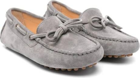 Brunello Cucinelli Kids Suède bootschoenen Grijs