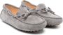 Brunello Cucinelli Kids Suède bootschoenen Grijs - Thumbnail 1