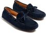 Brunello Cucinelli Kids Suède loafers met strikdetail Blauw - Thumbnail 1
