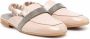 Brunello Cucinelli Kids Verfraaide slingback ballerina's Roze - Thumbnail 1