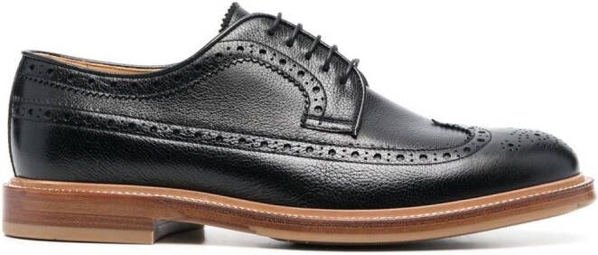 Brunello Cucinelli Leren brogues Zwart