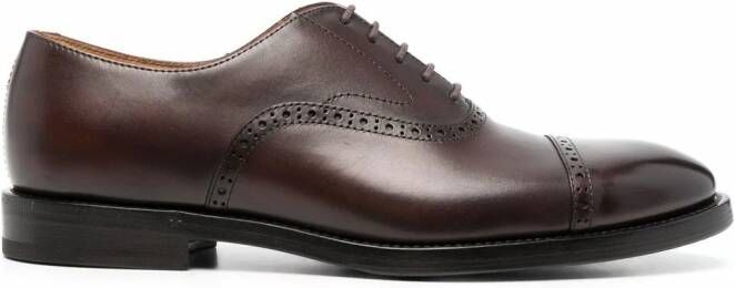 Brunello Cucinelli Leren veterschoenen Bruin