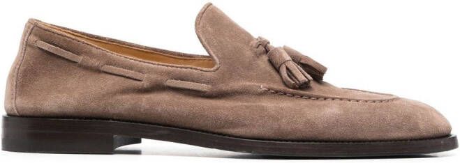 Brunello Cucinelli Loafers met kwastjes Bruin